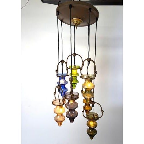 Brutalist Stalacticte Chandelier by Nanny Still for Massive Belgium, 1960s For Sale - Image 13 of 14