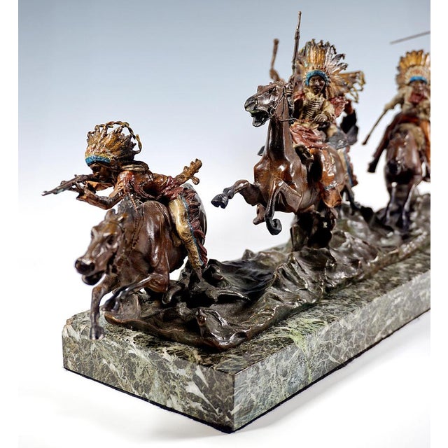 Large Viennese Bronze Fiugrine by Carl Kauba, 1920 For Sale - Image 4 of 10