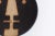 Brown 1960s Two Profiles Facing Ceramic Face Plate For Sale - Image 8 of 11