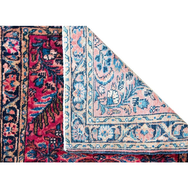 Early 20th Century Persian Lilihan Rug For Sale - Image 14 of 15