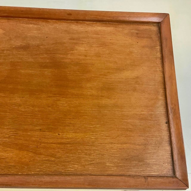 Mid-Century Modern Contemporary Boho Chic Teak Side Table. For Sale - Image 15 of 15