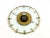Vintage Glass & Brass Wall Clock from Diehl, 1950s, in Very Good conditions. Designed 1950 to 1959 This piece has an...