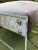Lavender Lucite Vanity Bench Stool Lavender Upholstery For Sale - Image 8 of 10
