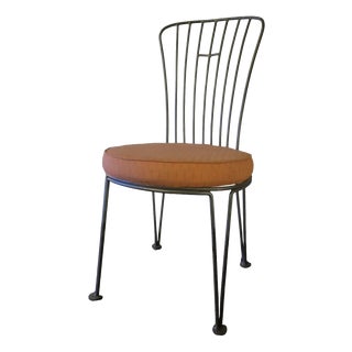 Mid-Century Modern Cast Iron Garden Chair For Sale