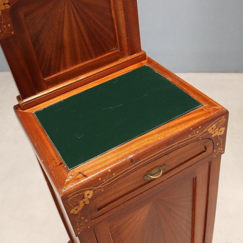 Italian Nightstands in Mahogany and Glass, Set of 2 For Sale - Image 13 of 15