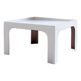 Vintage Space Age French Fiberglass Coffee Table, 1960s For Sale