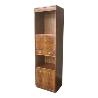 Vintage Mid Century Drexel Precedent Extra Tall Bar Cabinet For Sale