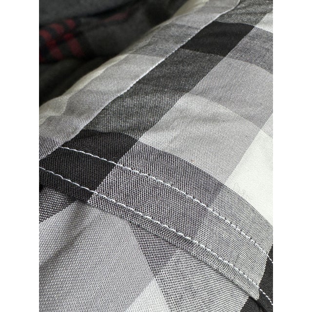 Kentucky Vintage Pennant on New Woven Plaid Throw Pillow For Sale - Image 4 of 4