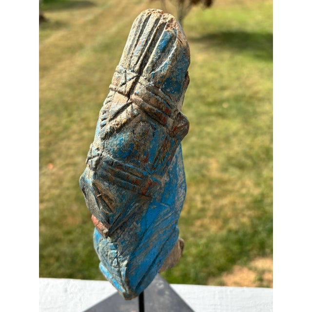 18th./19th. C. Architectural Fragment on Museum Mount - Palace Horse With Regal Tack For Sale - Image 11 of 12