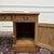 English Teak Desk with Brown Leather Top For Sale - Image 15 of 18