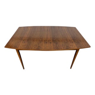 Mid-Century Modern Lane Tuxedo Walnut Dining Table For Sale