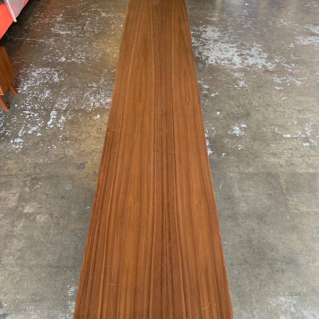 Wood Two Tier Bookshelf For Sale - Image 7 of 9