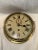 Antique English Ships Clock in Brass Case For Sale - Image 9 of 12
