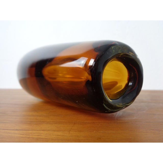 Finnish Glass Vase by Armando Jacobino for Oy Kumela, 1950s For Sale - Image 12 of 15