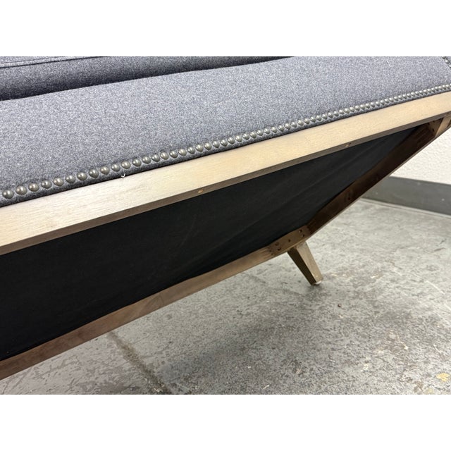 Four Hands Mercury Double Chaise For Sale - Image 12 of 12