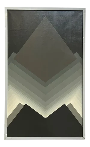 Ton Pape, Compositie Nr. 15 in Grey Tones, 1973, Oil on Canvas