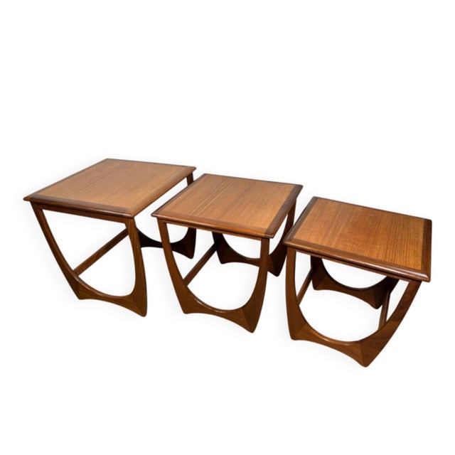 Mid- Century Teak Nest of Tables from G Plan, 1960, Set of 3 For Sale - Image 13 of 13