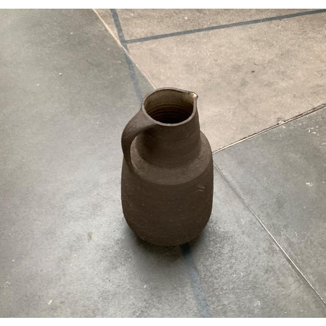 Mid-Century Brutalist German Floor Vase from Krösselbach Keramik, 1960s, in Very Good conditions. Designed 1960 to 1969...