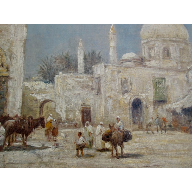 Figurative Casbah Market by Arthur Diehl 1911 For Sale - Image 3 of 10