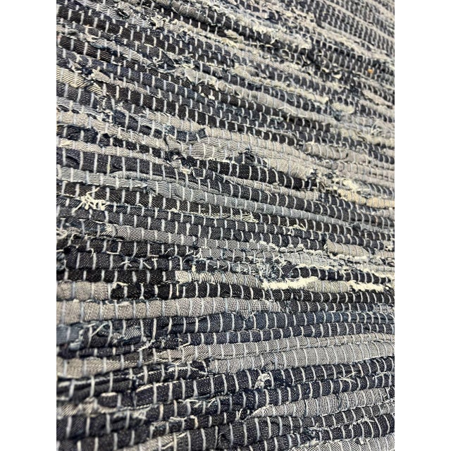 Modern Pasargad DC Light Blue Denim Rug For Sale - Image 3 of 5