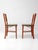 Vintage 1950s Wooden Folding Chairs With Green Upholstered Seats Pair For Sale - Image 9 of 13
