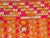 1900 - 1909 Antique Phulkari Wedding Shawl, Orange Silk Embroidery on Cotton For Sale - Image 5 of 13