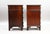 Mahogany Bow Front Bedside Chests of Drawers, 1920, Set of 2 For Sale - Image 3 of 9
