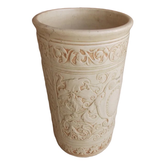 1930s Weller Pottery Umbrella Stand For Sale