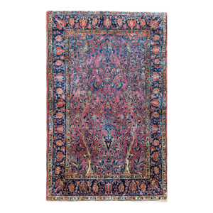 Late 19th Century Persian Double Tree-of-Life Kashan Rug