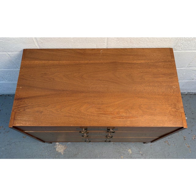 Wood Vintage Three Drawer Dresser by Drexel Furniture For Sale - Image 7 of 13