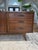 Vintage Mid-Century Modern Walnut Long Dresser With Mirror Kent Coffee Style For Sale - Image 4 of 16