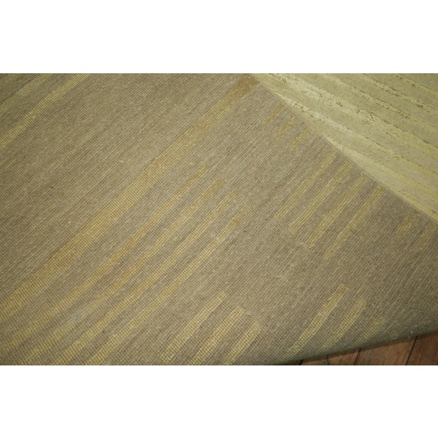 Oversize Wool Silk Modern Tibetan Rug - 9'9" x 14'10" For Sale - Image 11 of 13