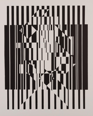 Victor Vasarely, CALCIS, Lithograph