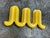 Plastic Anna Dawson for Heller Swell Yellow Wall Catchall For Sale - Image 7 of 12
