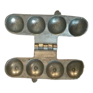 Antique #340 Fruit Hinged Pewter Ice Cream Mold