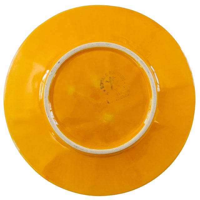 Late 20th Century Vintage Bordallo Pinheiro Cantaloupe Melon Plates - Pair For Sale - Image 5 of 5