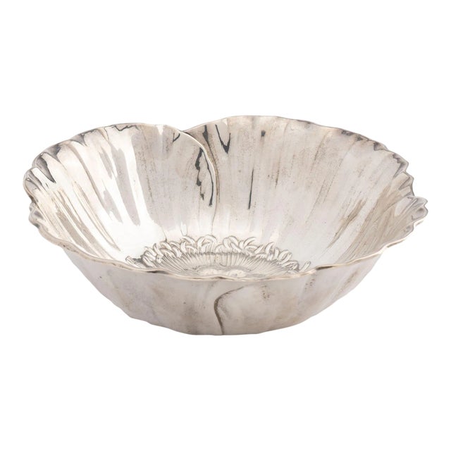 Hand Hammered Sterling Silver Bowl by Meriden Britannia Co (1893) For Sale