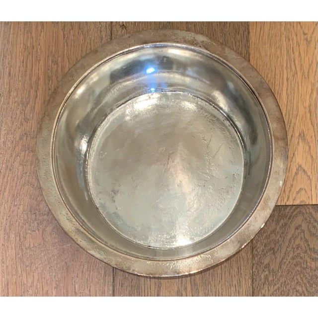 Vintage Hotel Silverplate Bowl from the famous landmark Townhouse hotel on Wilshire Blvd in Los Angeles, California.