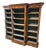 Large Open Bookcase in Walnut For Sale