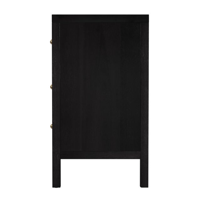 2020s Nora 60 in W. Rectangular Wood 6 Drawer Dresser, Antique Coffee For Sale - Image 5 of 8