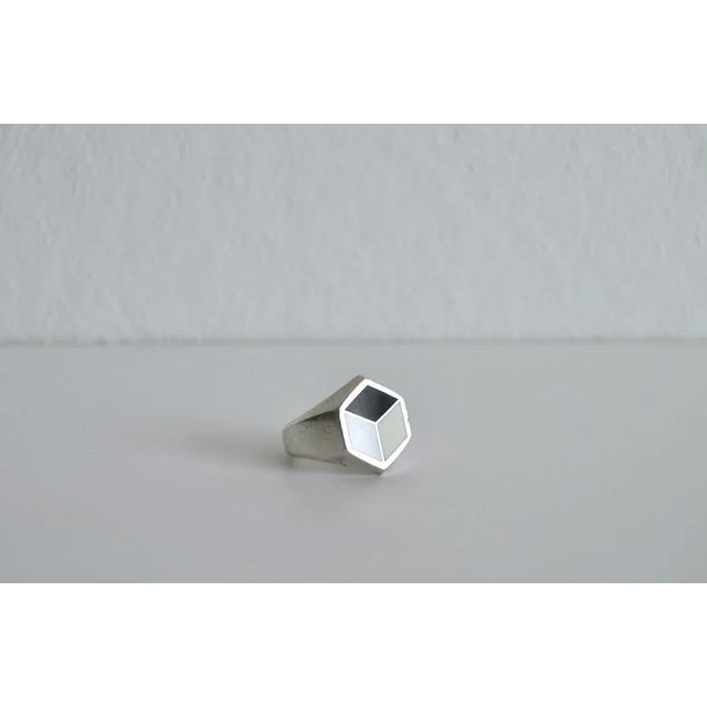 Georg jensen male ring designed 2014 by georg jensen design team, denmark. The ring is made of sterling silver with...