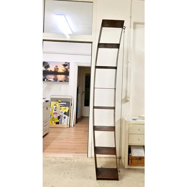 Steel Bookcase by Wolfgang Laubersheimer for Pentagon, 1984 For Sale - Image 12 of 18