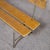 Wood French School Bench with Back from Mullca, 1960s For Sale - Image 7 of 11