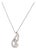 Diamond Cluster Necklace For Sale