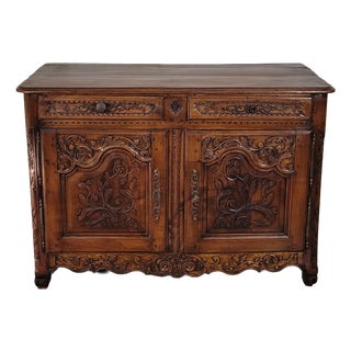 Louis XV Credenza in Walnut For Sale