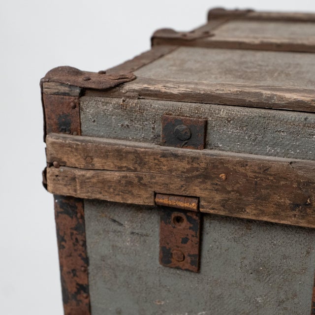 19th Century Scandinavian Railway Freight Trunk – Jönköping, Sweden For Sale - Image 10 of 14