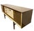 Vintage Mid-Century Modern Formica Credenza / Sideboard - Uk Import, Brass-Tone Hardware, Storage Cabinet For Sale - Image 4 of 9