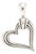 Lagos Large Heart Pendant, Sterling Silver, Length 1.38 In. For Sale