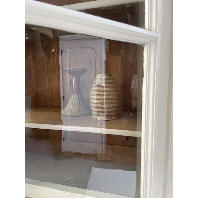 Display Case with White Patina, 1940s For Sale - Image 13 of 18