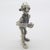 Vintage Italian Handmade Silver Elderly Bocce Player Figurine by Raspini, Arezzo, 1970s For Sale - Image 4 of 11